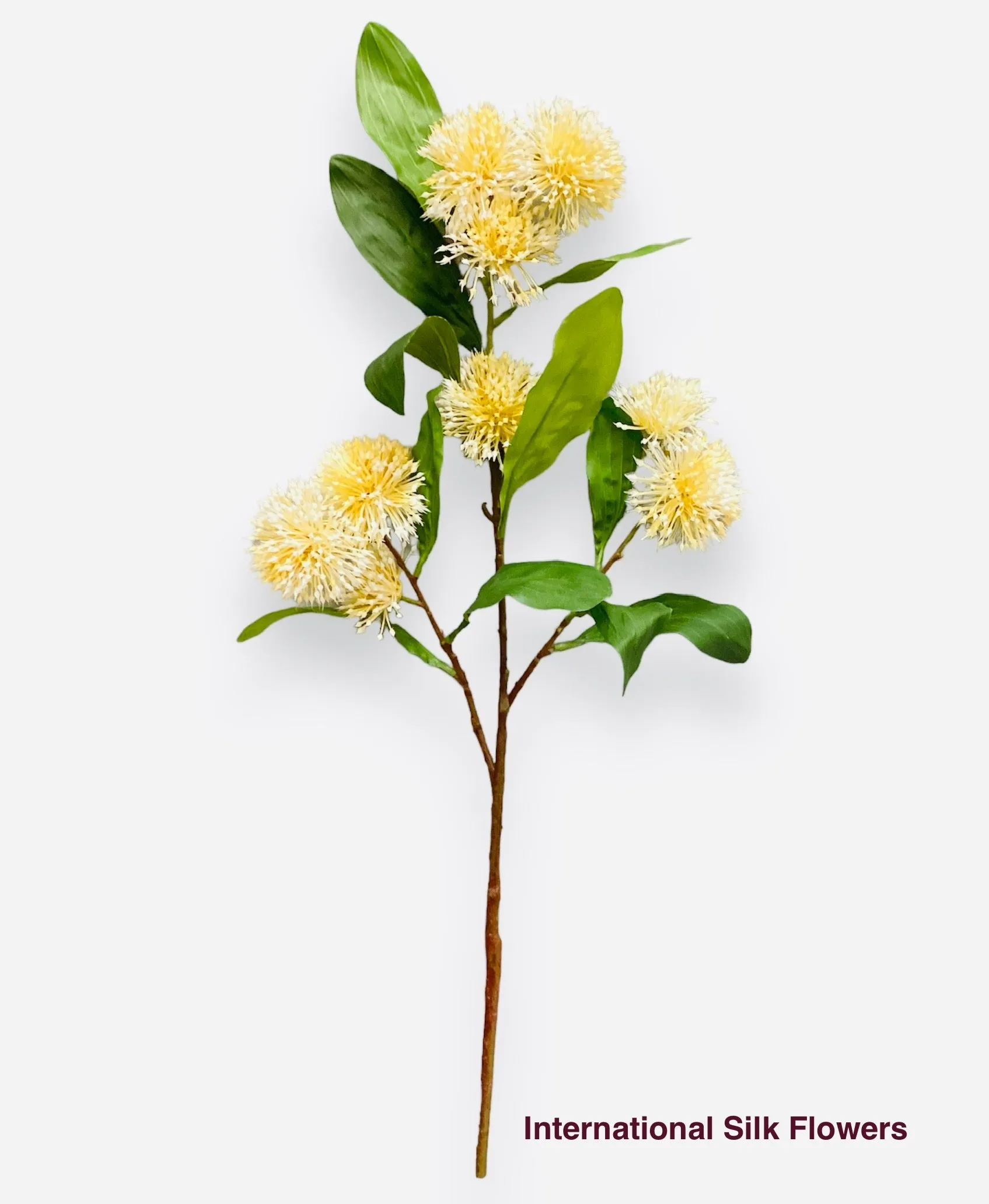 29" Chinese Sweet Gum Blossom Spray ( FSB135-Yellow Cream )