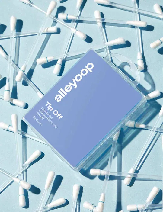 Alleyoop Tip Off Liquid-Filled Makeup Removing Swabs