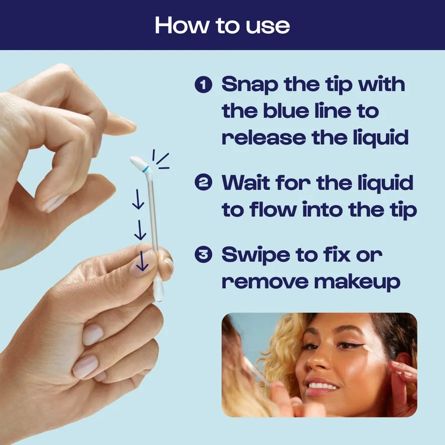 Alleyoop Tip Off Liquid-Filled Makeup Removing Swabs