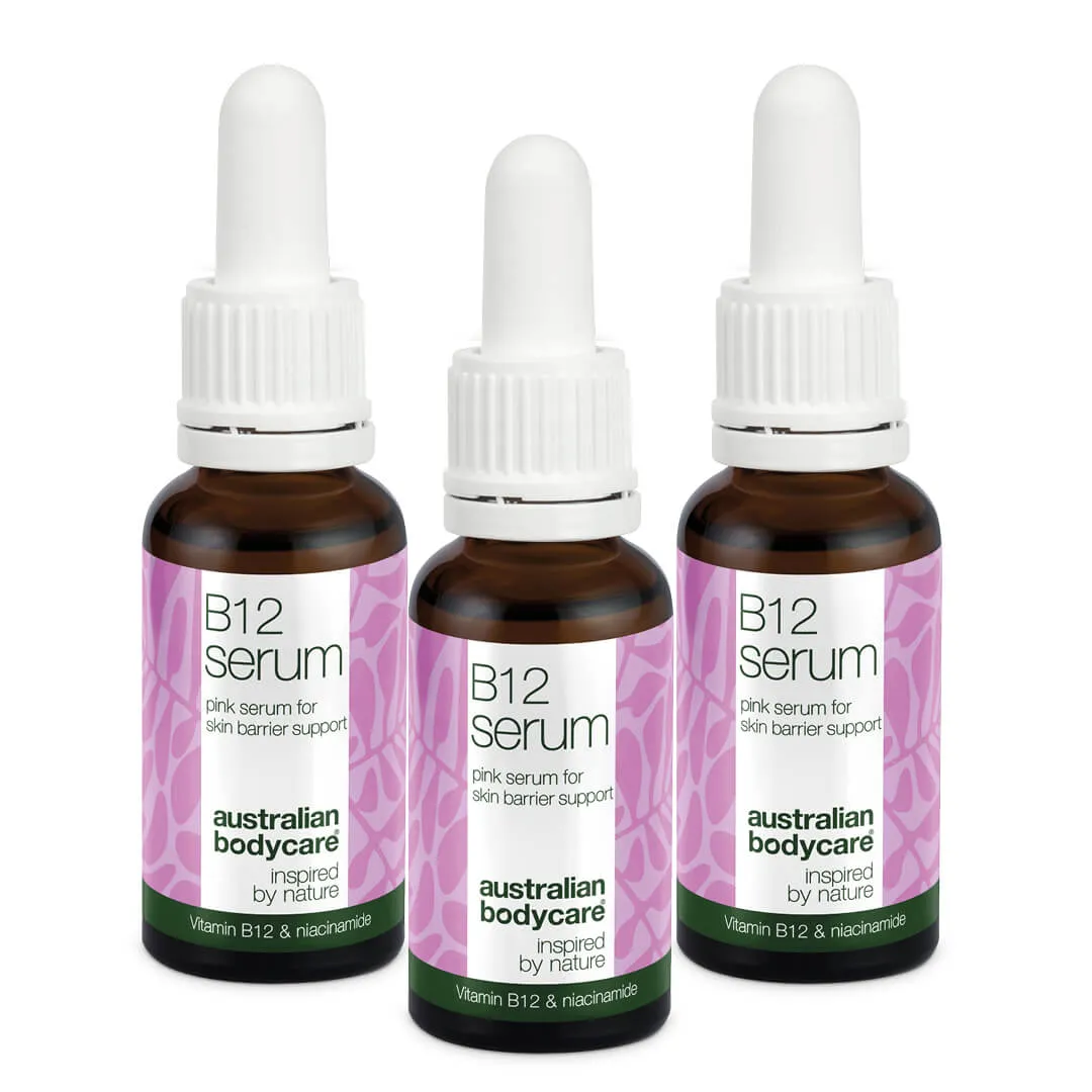 B12 Pink Serum – Reduce Redness and Strengthen Skin Barrier — B12 Serum reduces redness and strengthens the skin barrier. Perfect for dry and sensitive skin. Experience radiant and healthy skin.