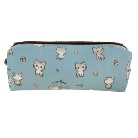 Baby Blue Crumbs & Kittens Large Pencil Case