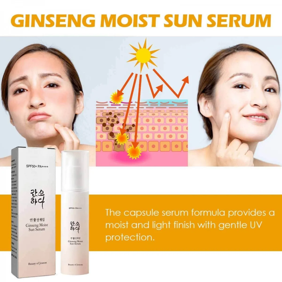 Beauty of Joseon Ginseng Moist Sun Serum (SPF 50  PA    )