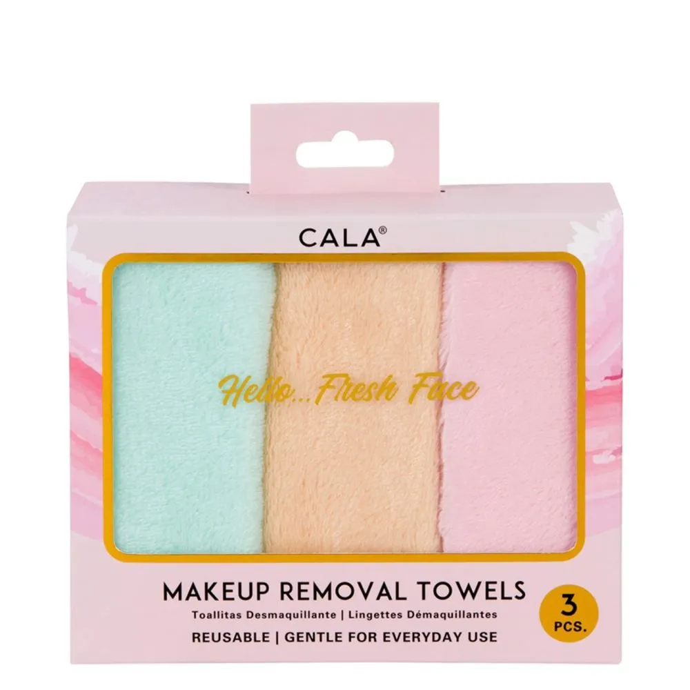 Cala Makeup Cleansing Facial Towels (3Pk)