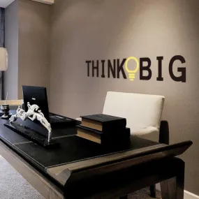 Creative Think Big Quotes Wall Stickers