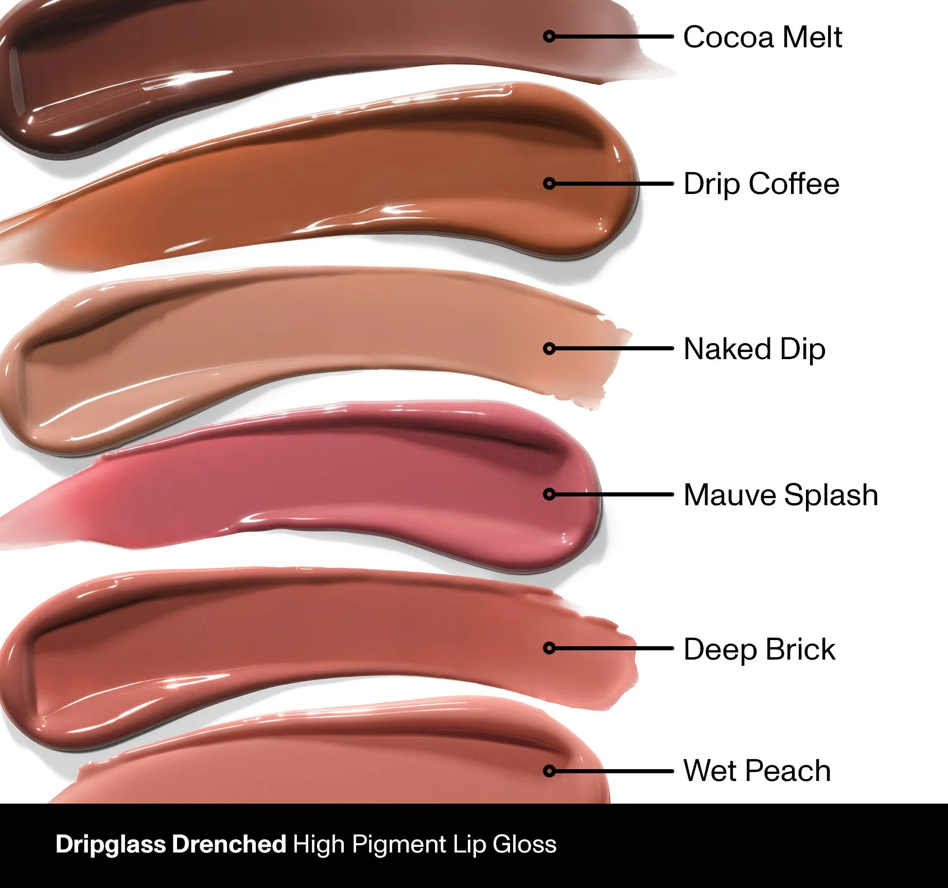 Dripglass Drenched High Pigment Lip Gloss - Mauve Splash