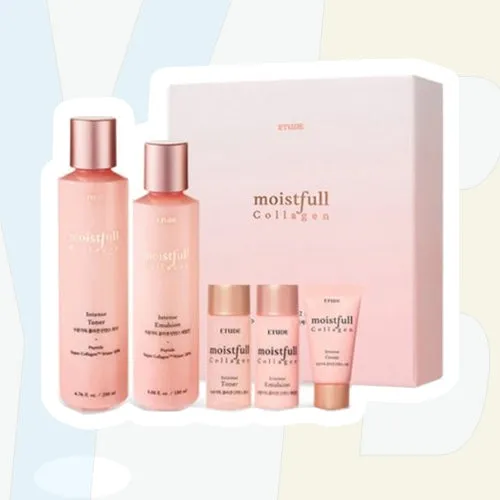 Etude Moistfull Collagen Intens Skincare  Set