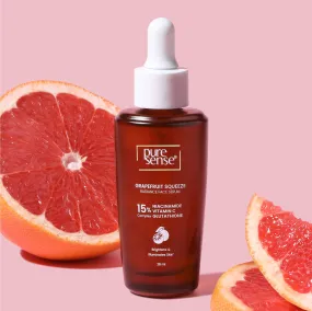 Grapefruit Squeeze Radiance Face Serum with 15% Niacinamide, Vitamin C & Glutathione Complex | For dull skin | 28ml