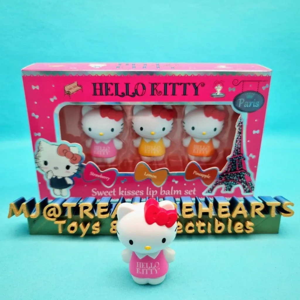 Hello Kitty Sweet Kisses Lip Balm Set (3 colors)