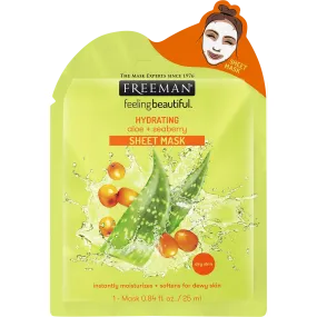 Hydrating Aloe And Seaberry Sheet Mask 25ml