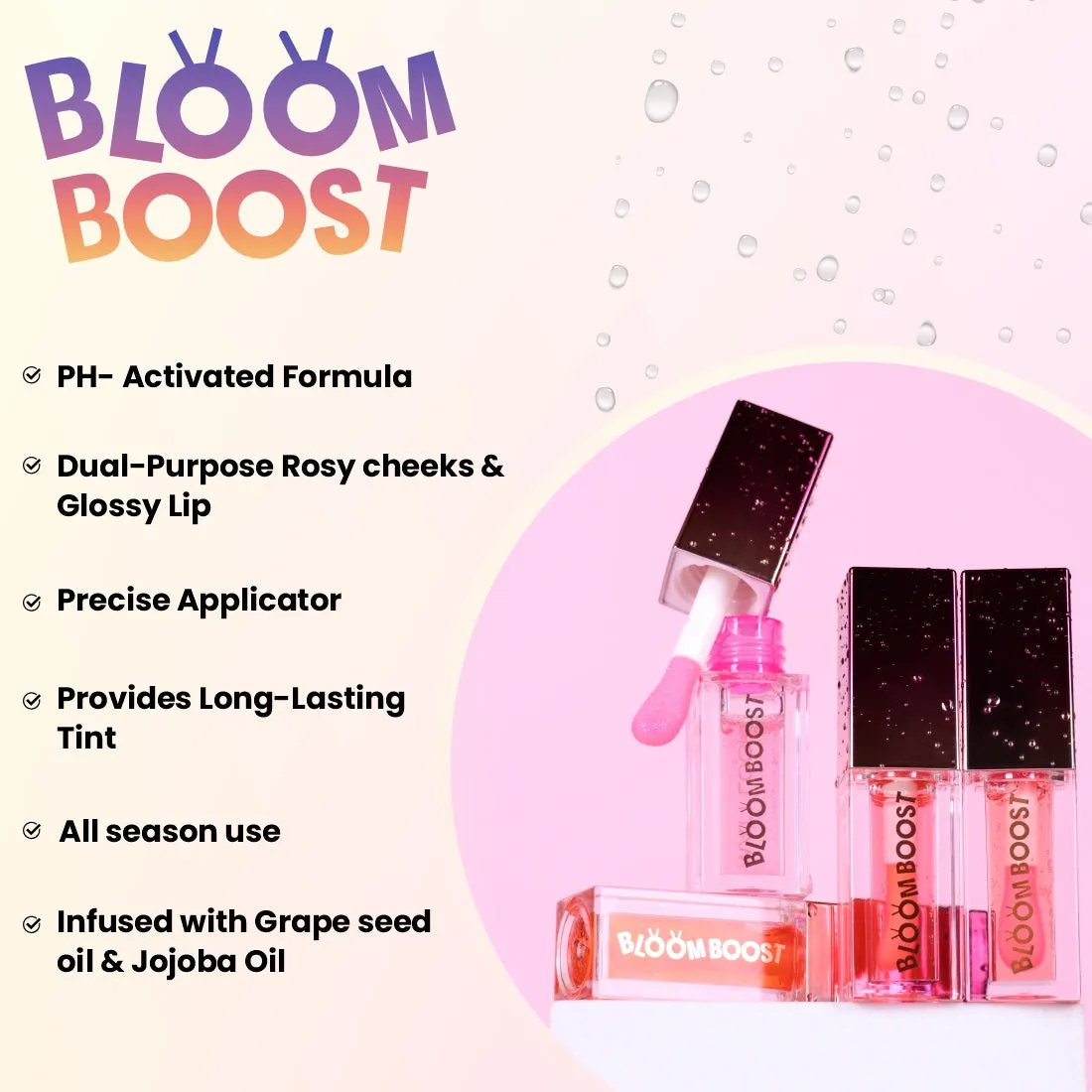 MATT LOOK Bloom Boost Magic Lip & Cheek Oil, Pink Delight