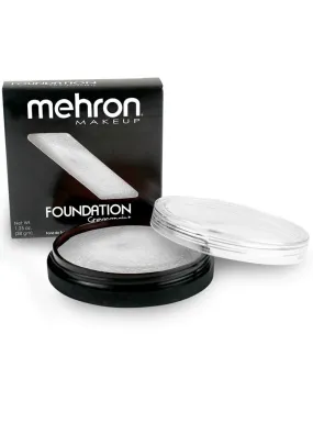 Mehron Silver Greasepaint Foundation Makeup