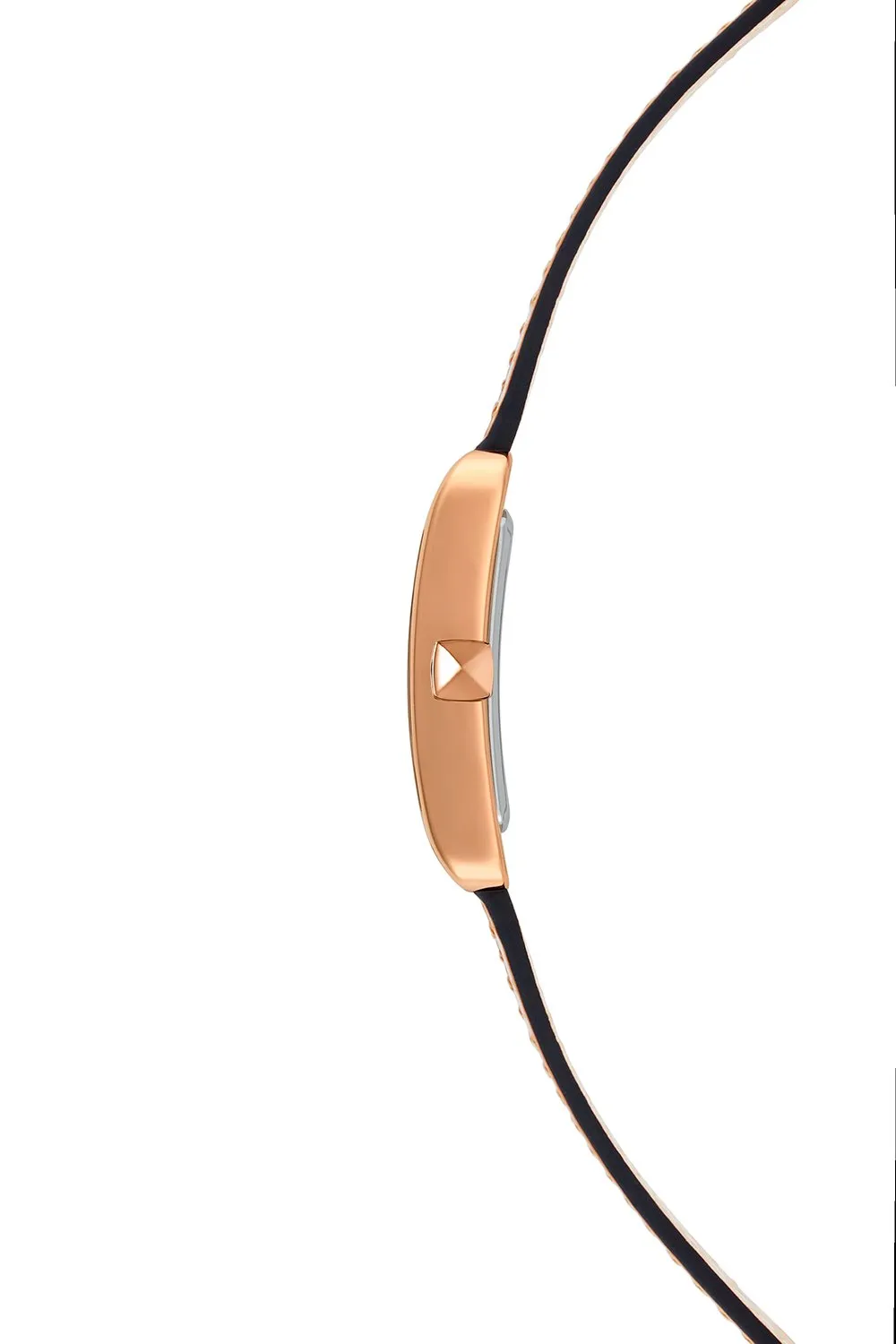 Moment Rose Gold Tone Leather Watch, 26.5MMx38.5MM