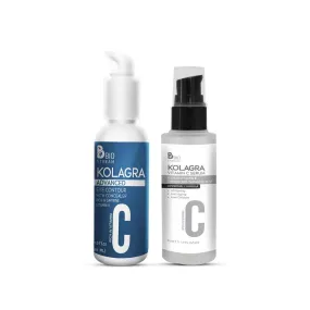 Offer Kolagra VITAMIN C SKIN SERUM    Kolagra EYE CONTOUR WITH CONCEALER