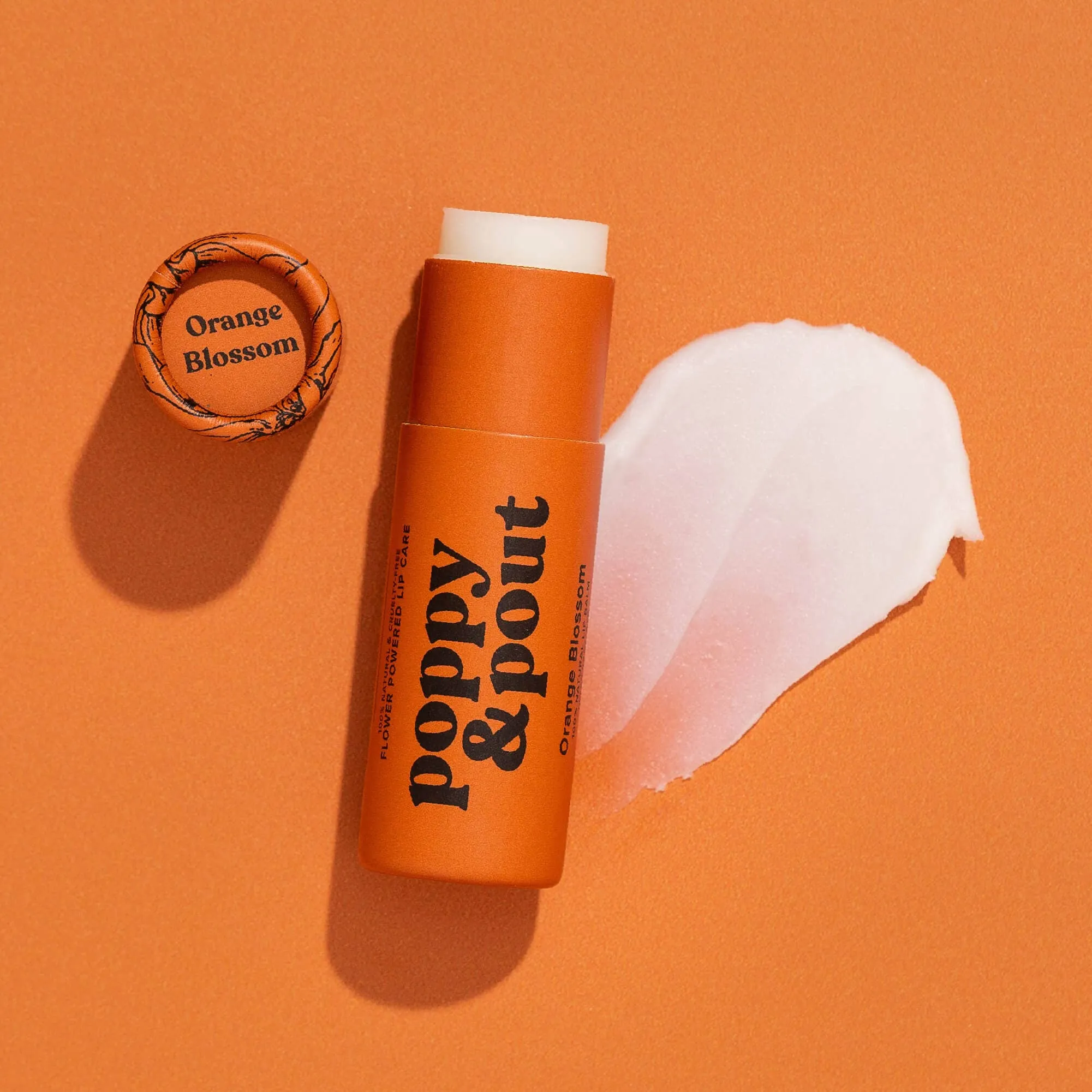 Poppy & Pout Lip Balm | Orange Blossom