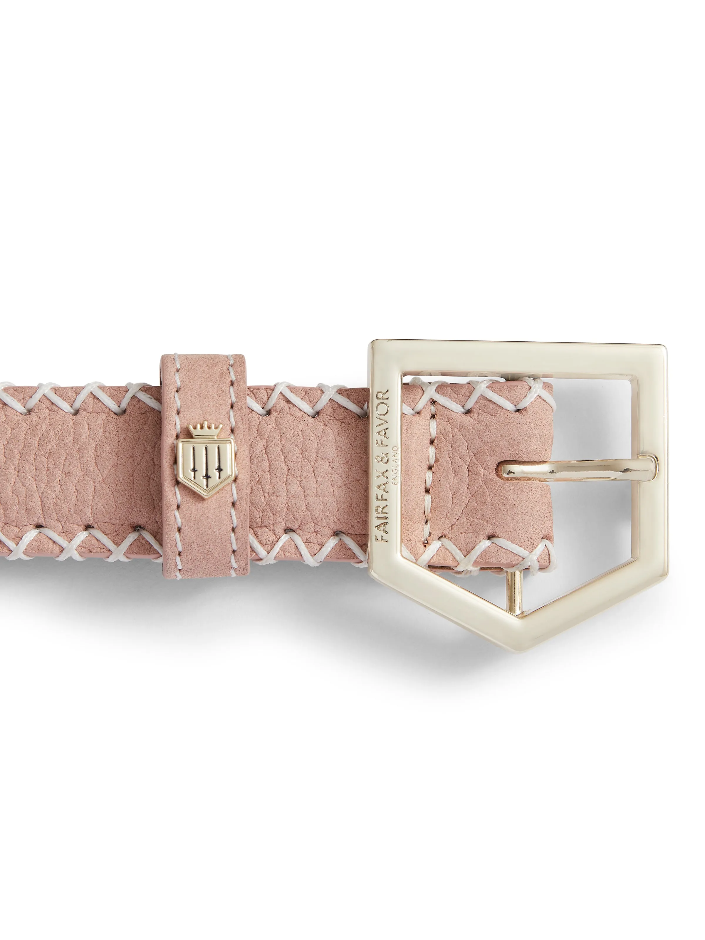 Portofino Belt - Blush Nubuck