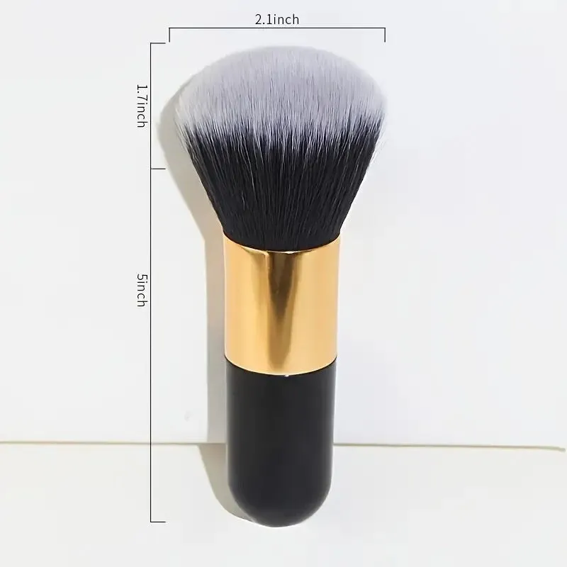 Powder Brush | Soft Long Hair Blush Large Loose Foundation Brush Wet-Dry Cosmetic Tool Beauty Tool For Beginners