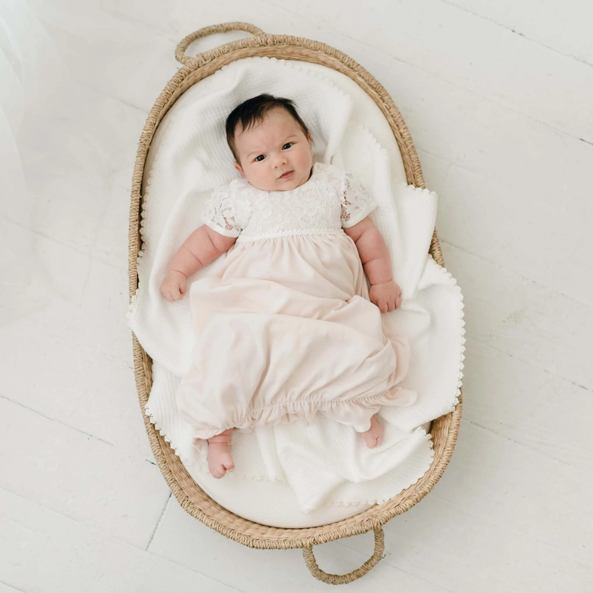 Rose Layette & Bonnet