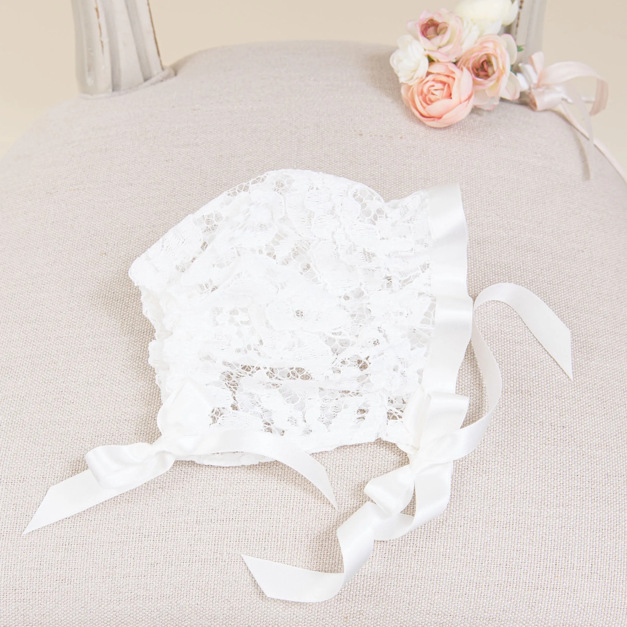 Rose Layette & Bonnet