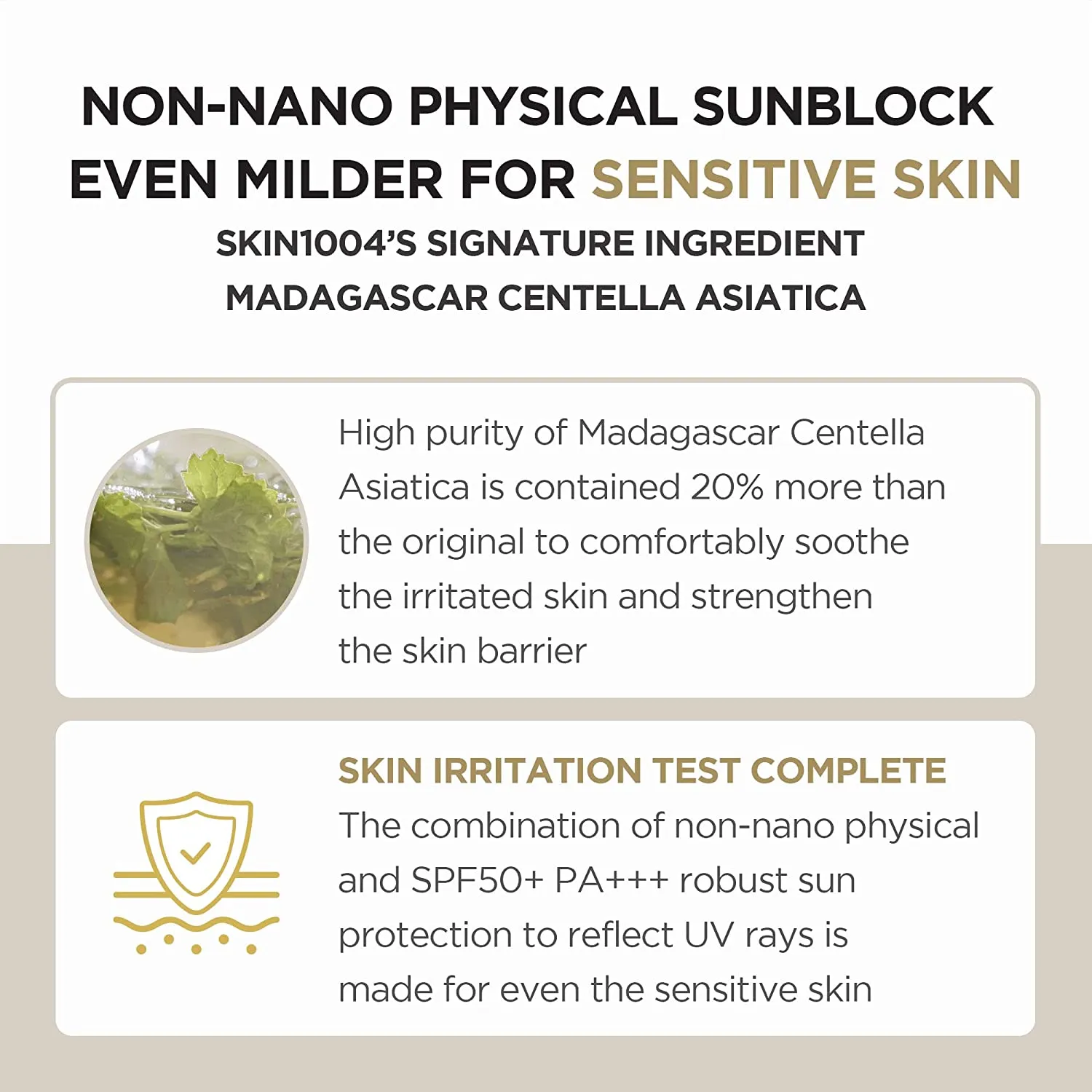 Skin1004 Madagascar Centella Air-fit Suncream Plus