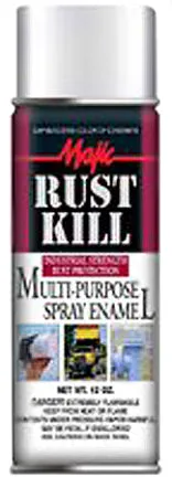 SPRAY 12OZ WHITE GLOSS RUSTKILL