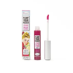 theBalm cosmetics PLUMP YOUR PUCKER® Lip Gloss Magnify - sheer magenta glitter