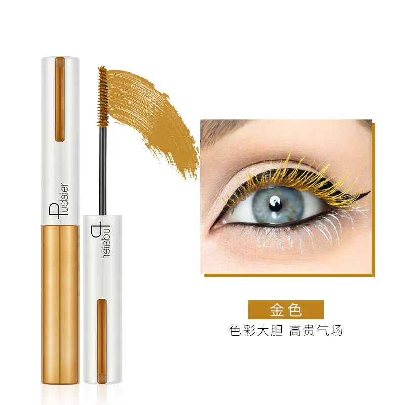 Wholesale 9 color 4D color slim thick waterproof non-take off makeup no smudge mascara JDC-MA-YueY001