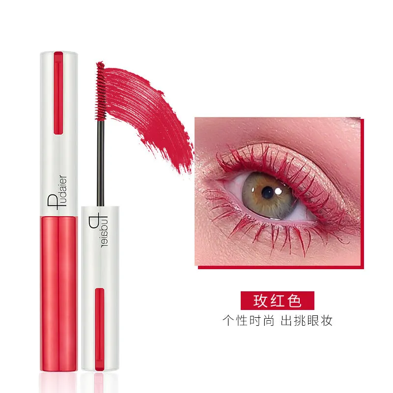 Wholesale 9 color 4D color slim thick waterproof non-take off makeup no smudge mascara JDC-MA-YueY001